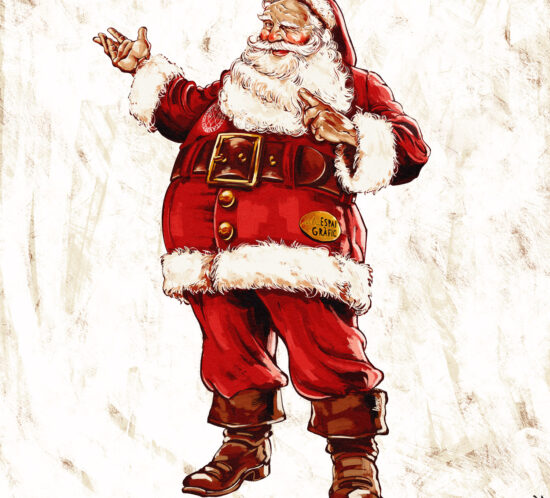 Santa Old School Style