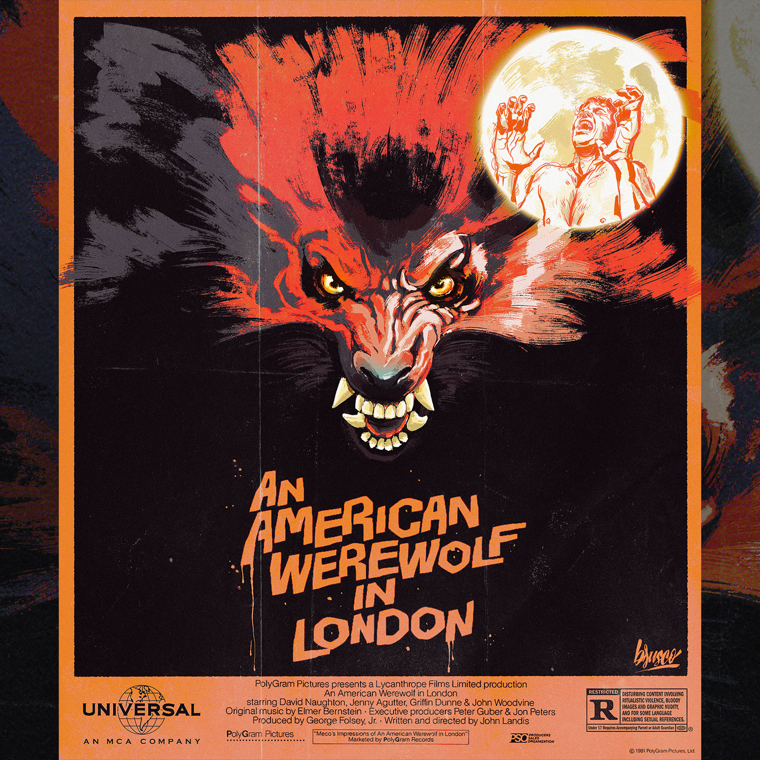 An American Werewolf in London byBrusco